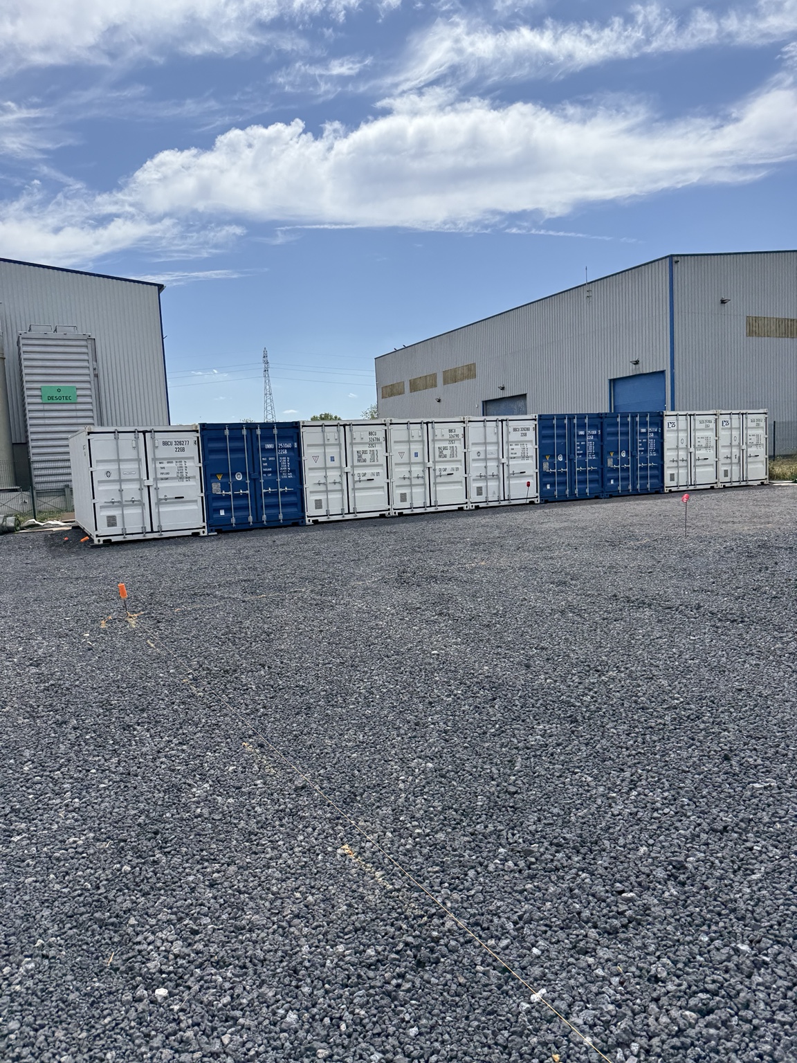 Containers BLUE ARERA BOX sur le site